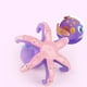 thumbnail image 3 of Flotante Pulpo Púrpura con 3 anillos Hoopla Interactivo Juguete de baño Uno morado, 3 of 5
