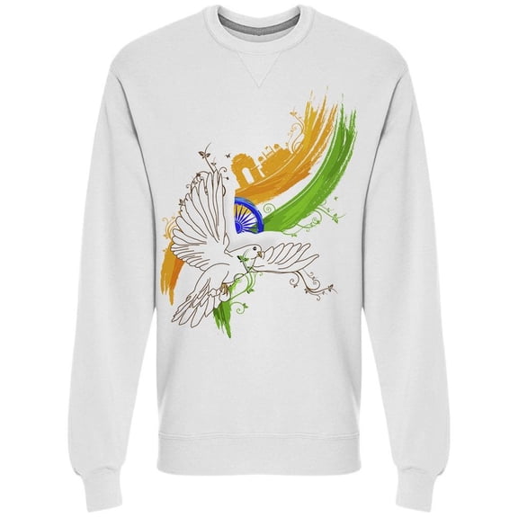 Indian Flying Pigeon Sweatshirt Men's - Men Sweatshirt, 3XL