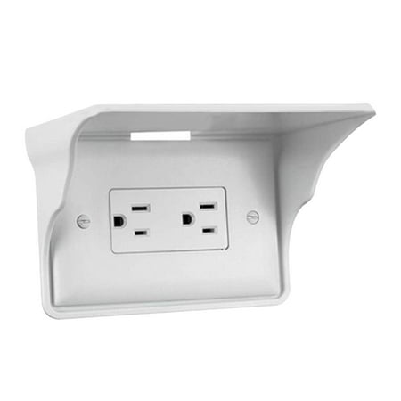 Yonrjhukm Wall Outlet Shelf Organizer for Home Space-Saving Shelf for Outlets Easy Installation Cord Management Versatile Design for Electronics and Smart Devices