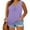 Purple, variant on Tank Tops for Women Plus Size under $5 Solid Color Sleeveless V-Neck Tank Top