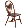 thumbnail image 5 of Andrews 7PC 58-76" Rectangle Butterfly Extendable Dining Set Chestnut Brown Wood, 5 of 7