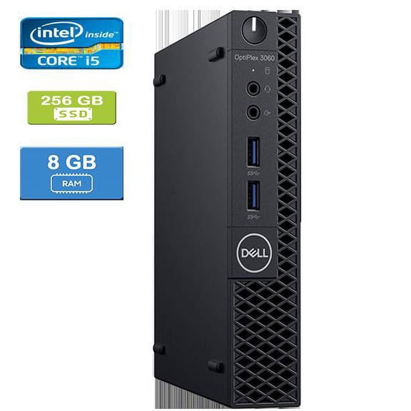 Used: DELL 3060 MICRO Intel Core i5-8500T 2.10 GHz, 8GB, 256GB SSD, Win 10 Pro