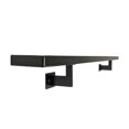 thumbnail image 3 of Urban Contemporary Aluminum Complete Handrail Grab Bar Set, Brackets Included, 6 Foot Handrail, Black Powder Coated Finish, 3 of 5