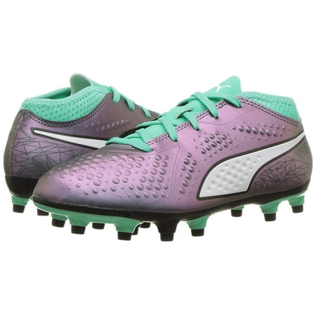 Lace Soccer Shoes - Kids Puma Girls One 4 Il Syn Fg, Jr. Low Top Lace Up Soccer Sneaker