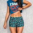 thumbnail image 3 of Lsque Leopard 1 Pattern High Waisted Biker Shorts for Women-Tummy Control Fitness Athletic Workout Running Yoga Gym Shorts,Moisture-Wicking-XX-Large, 3 of 9