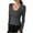 Dark Gray, variant on ShiShine Womens Long Sleeve Scoop Neck Solid Color Casual Tops Tee Slim Basic Shirts