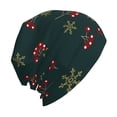 thumbnail image 3 of Beanie Hats for Men and Women, Bohemian Christmas Festive Style Patterns Adult Unisex Knit Hat Winter Warm Skull Cap, 3 of 7