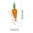 thumbnail image 3 of Easter Decorations Outdoor Yard Signs, White Bunny Signs with Stakes, Cute Rabbits Decor, Weather-resistaint Yard Lawn Garden Decor for Kids Family Home Outside Spring Easter Party, 3 of 4