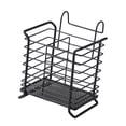 thumbnail image 2 of Iron Chopsticks Holder Hanging Cutlery Drying Basket Draining Chopsticks Rack Tableware Organizer (Black), 2 of 9