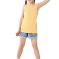 thumbnail image 5 of YunPes Girls Racerback Tank Tops Athletic Workout Sport Shirts for Running Gymnastics Dance Yoga Sleeveless Crewneck Basic Camisole, 5 of 9