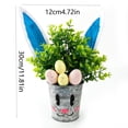 thumbnail image 4 of Jkkant Easter Egg Planter, Set of Assorted Decorative Eggs for Holiday Planting & Spring Home Decor, 4 of 9