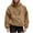 Light Brown, variant on CIENVNSTG Pet Pouch Hoodies Oversized Sweatshirt Soft Warm​Pet Hoodie Carrier for Cats & Small Dogs Beige L