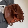 thumbnail image 3 of Bolso Mano para Mujer Cuero Vegano Gran Capacidad Hombro PU Al Aire Libre, 3 of 9