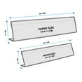 thumbnail image 3 of Printtoo Personalized Desk Name Plate Pretty Floral & Stripe Custom Acrylic Office Desk Name Plate Accessory 2x10 Inches, 3 of 5
