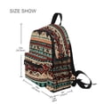 thumbnail image 3 of FORMRS School Backpack with Front Zippered Pocket 12" Student Travel Daypack, Tribal Art, 3 of 6