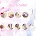 thumbnail image 4 of BeesClover Diy Crafting Sublimation Blanks Double-sided Design Cosmetic Bag Earrings Keychain Set Beautiful Gifts, 4 of 7