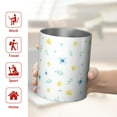 thumbnail image 5 of Floral 12oz Stainless Steel Coffee Mug – Double-Wall Insulated Cup with Spill-Resistant Lid, 360° Full-Print Design, Keeps Drinks Hot & Cold for Home, Office, Travel,Thanksgiving,Christmas, Spring, 5 of 5