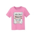 thumbnail image 1 of Parents For Sale Kids Cotton T-Shirt - Candy Pink - Small, 1 of 1