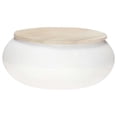 thumbnail image 5 of vidaXL Coffee Table White 68x68x30 cm Solid Mango Wood, 5 of 5