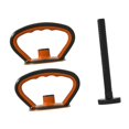 thumbnail image 5 of Luwecf Kettlebell Handle Grip Handle Comfortable Multifunction Exercise Portable Kettle black 2 handle 1 rod, 5 of 9