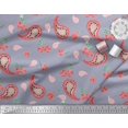 thumbnail image 3 of Soimoi Polyester Crepe Fabric Floral & Paisley Fabric Prints by Yard 42 Inch Wide, 3 of 3