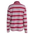 thumbnail image 3 of MHFRRA Camisas de Rayas de Manga Larga para Mujer, Estilo Holgado, Blusas Casuales para Uso Diario Vino, 3 of 4