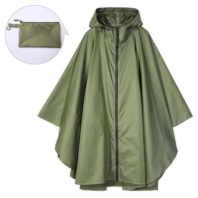 Two sets Three-in-one Cape Raincoat Adult Outdoor Hiking And Mountaineering Riding Lightweight Portable Multifunctional Poncho