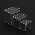 thumbnail image 2 of Display Risers HIIMIEI, acrílico transparente, 3 niveles, 2 juegos, 2 of 7