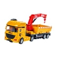 thumbnail image 2 of Camión de Construcción Hugo Camión Grúa de Inercia Juguete Push and Go, 2 of 10