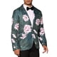 thumbnail image 4 of Chaqueta de traje para hombre Inspire Chic con estampado floral, solapa de muesca, casual, blazer de un botón 38 Rosa Marino, 4 of 5