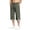 Army Green, variant on Mens Baggy Capri Pants 3/4 Below Knee Shorts Wide Leg Drawstring Sweatpants Athletic Long Shorts with Pockets Army Green,4XL