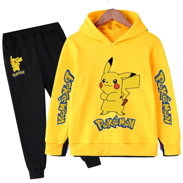 Conjunto de sudadera con capucha de Super Mario Bros para bebé, ropa informal para niño y niña, 2 piezas, primavera y otoño