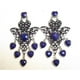 Alur Jewelry&44; Inc. Boucle d'Oreille Chandelier Coeurs 14354PU en Violet – image 1 sur 1