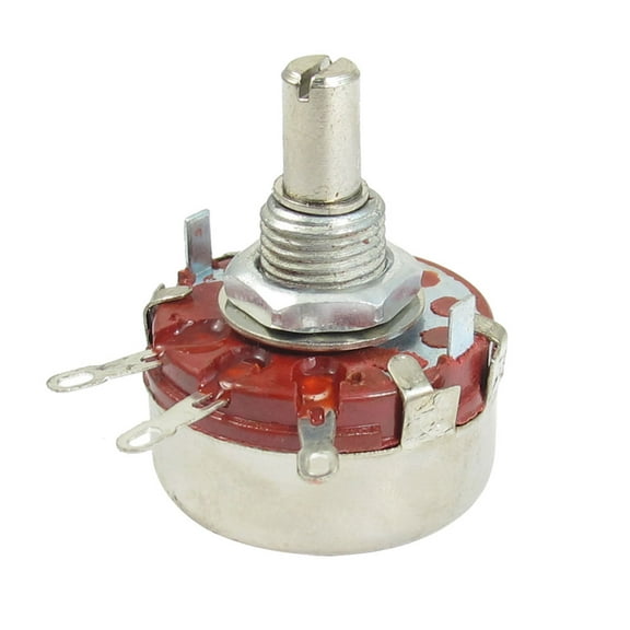 4.7K ohm 2W Single Turn Carbon Composition Rotary Taper Potentiometer WTH118