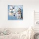 thumbnail image 5 of Pintura en lienzo de gato blanco, pintura al óleo sin marco por números, póster de arte de pared, imagen Likrtyny decoración de arte, 5 of 9