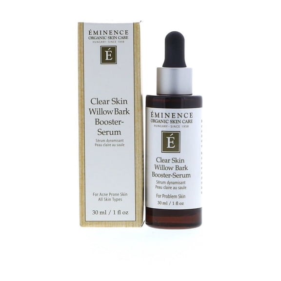 Eminence Organic Skin Care Clear Skin Willow Bark Booster-Serum 1oz