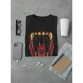 thumbnail image 3 of Beast Mouth Open With Saliva T-Shirt Men -Image by Shutterstock, Male 4X-Large, 3 of 4