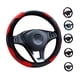 thumbnail image 1 of Funda Cubre Volante Deportivo Protector Antiderrapante Auto Modelo Rojo y Negro, 1 of 4