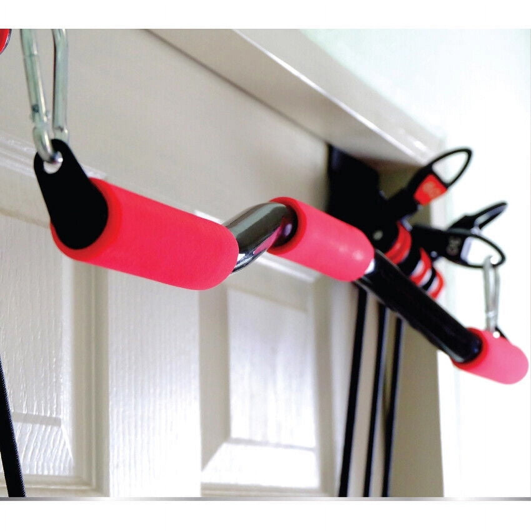 X-Factor TM Door Gym Full Body Total Workout System with Resistance Band Exercise - Innovative Home Fitness Solution for a New Level of Exercise Success