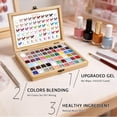 thumbnail image 2 of Highly Pigmented Blush Blending Nail Patting Gel, Professional Nail Art Kit for Home Salon, Party, Wedding, Holiday, Beginners & Women(RL 60 Corlor 1 Set), 2 of 6