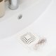 thumbnail image 5 of 2 piezas de filtro de pelo para bañera, filtro de silicona para fregadero, filtro para ducha, filtro para fregadero de cocina con ventosa, para fregadero de cocina, baño (blanco), 5 of 5