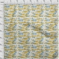 thumbnail image 4 of oneOone Velvet Yellow Fabric Beach Hawai Dress Material Fabric Print Fabric By The Yard 58 Inch Wide, 4 of 4