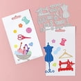 thumbnail image 2 of Sewing Machine Metal Cutting Dies Coat Hanger Die Cuts for DIY Scrapbooking Festival Birthday Wedding Cards Making Album Envelope Decoration, 2 of 8