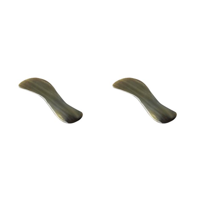 Seitruly Scraping Board Home Physical Scrape Women Men Accessory Plate Massager Acupoint Guasha for Personal Care Negro 2piezas Seitruly CBP476067