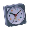 thumbnail image 1 of GUOOL Classic Mini Battery Alarm Clock Small Sauqre Travel Clock With Light And Snooze Gray, 1 of 2