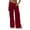 Red #25, variant on KDDYLITQ Women's Sweatpants Cotton Linen Drawstring Pants Wide Leg Elastic Waist Fashion Trousers Lounge Fall Joggers with Pockets White M