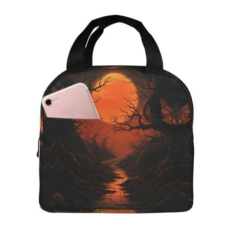 Insulated Lunch Bag for Women Men - Sunset Branches Leakproof Cooler Lunch Box for Women Men  Lunch Tote Bags for Work School Picnic Travel
