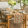 thumbnail image 4 of TanSiDing 3pcs Thanksgiving Table Runner Fall Harvest Decor Polyester Kitchen Dining Table Cover Party Holiday Decoration 33*180cm, 4 of 6