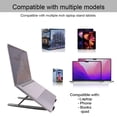 thumbnail image 4 of Laptop Stand, Foldable&Adjustable ABS Laptop Stand for Tablet Computer, Ergonomic Laptop Stand Stable&Solid, 4 of 5