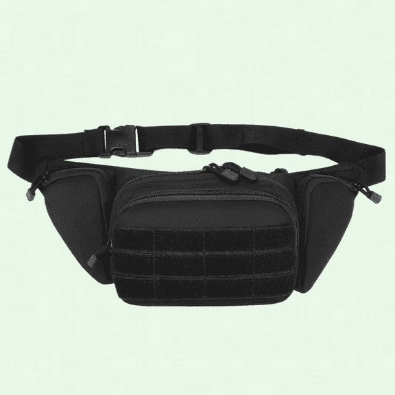 MOLLE Waist Pack for Hiking and Running, Portable Military Waist Bag